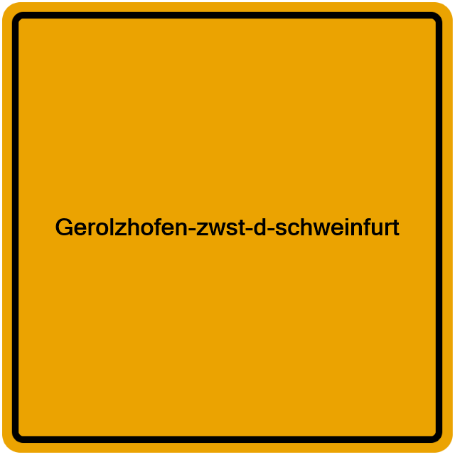 Einwohnermeldeamt24 Gerolzhofen-zwst-d-schweinfurt