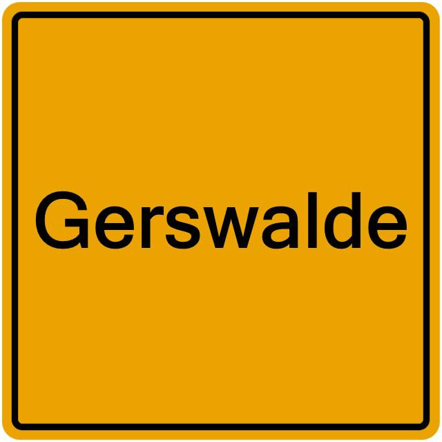 Einwohnermeldeamt24 Gerswalde