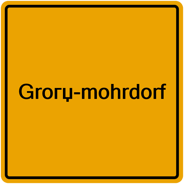 Einwohnermeldeamt24 Groгџ-mohrdorf