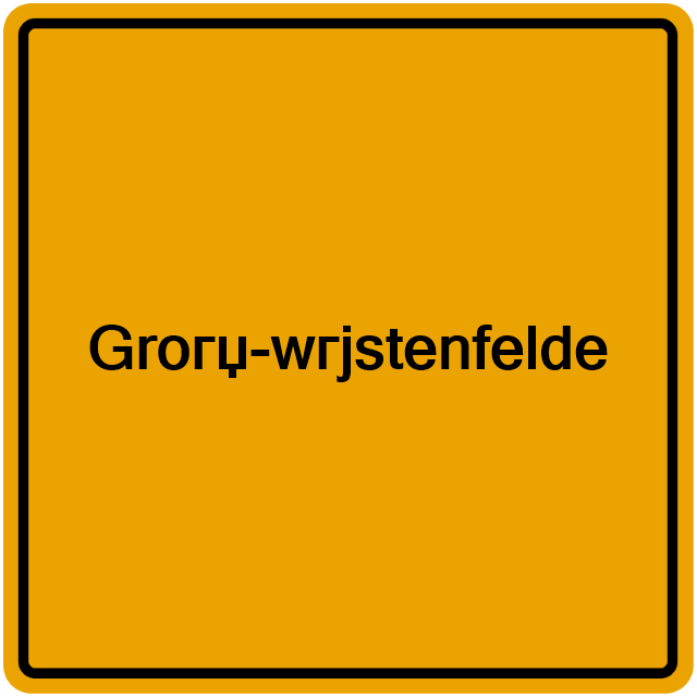 Einwohnermeldeamt24 Groгџ-wгјstenfelde