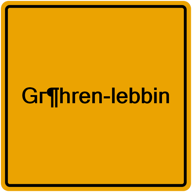 Einwohnermeldeamt24 Gг¶hren-lebbin
