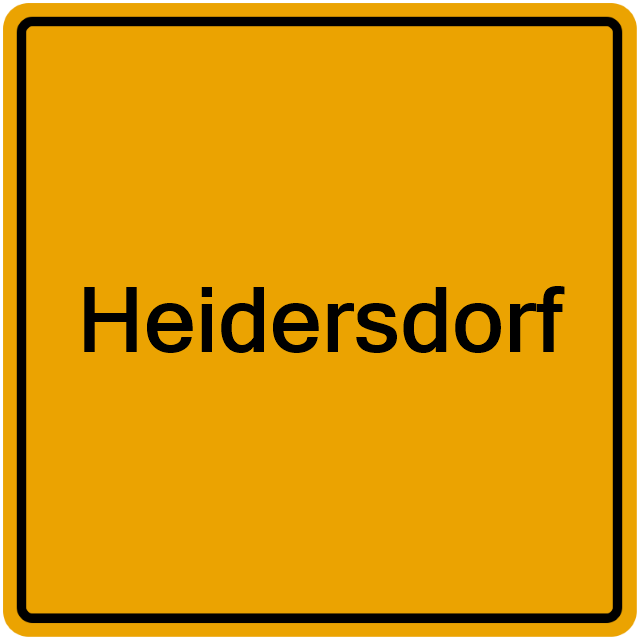 Einwohnermeldeamt24 Heidersdorf