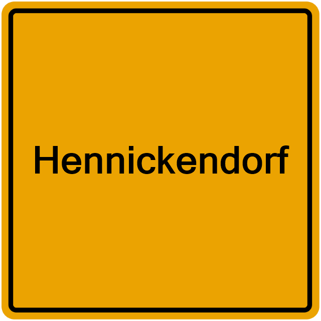 Einwohnermeldeamt24 Hennickendorf