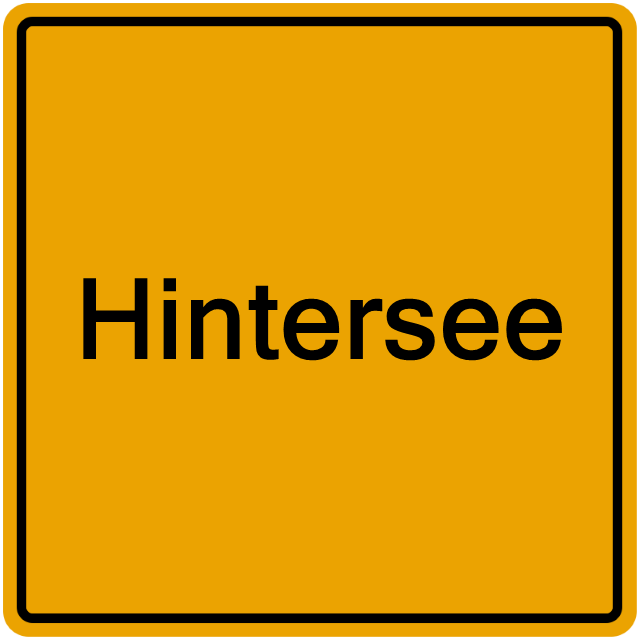 Einwohnermeldeamt24 Hintersee