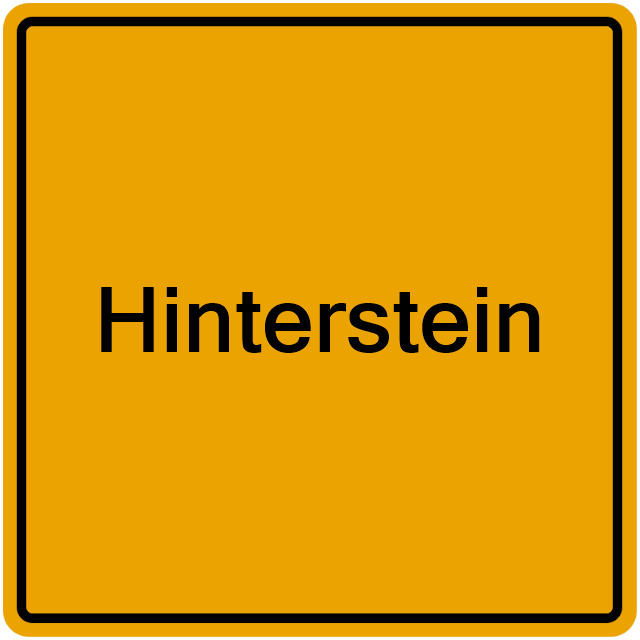 Einwohnermeldeamt24 Hinterstein