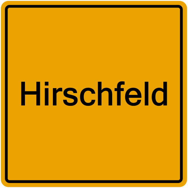 Einwohnermeldeamt24 Hirschfeld