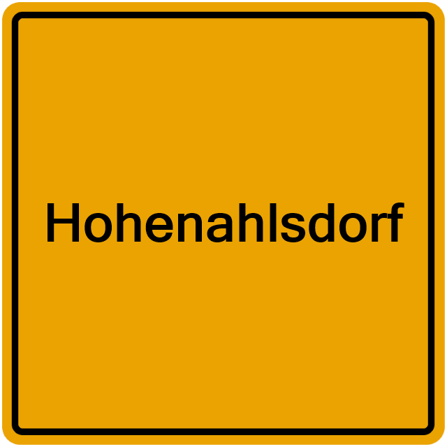 Einwohnermeldeamt24 Hohenahlsdorf