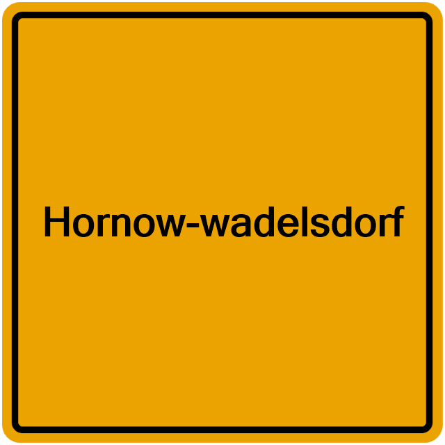 Einwohnermeldeamt24 Hornow-wadelsdorf