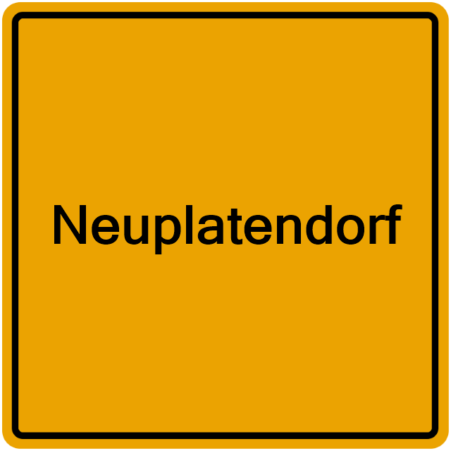 Einwohnermeldeamt24 Neuplatendorf