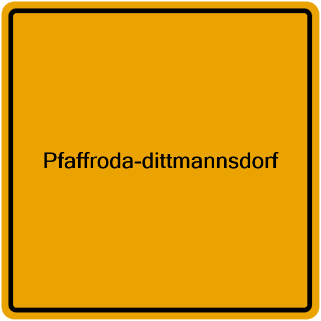Einwohnermeldeamt24 Pfaffroda-dittmannsdorf