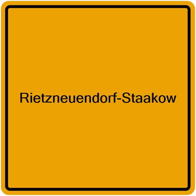 Einwohnermeldeamt24 Rietzneuendorf-Staakow