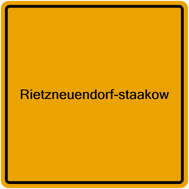 Einwohnermeldeamt24 Rietzneuendorf-staakow