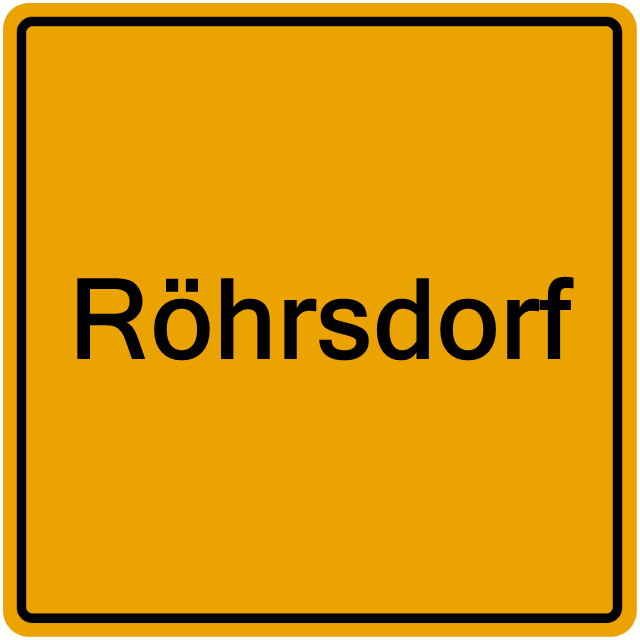 Einwohnermeldeamt24 Röhrsdorf