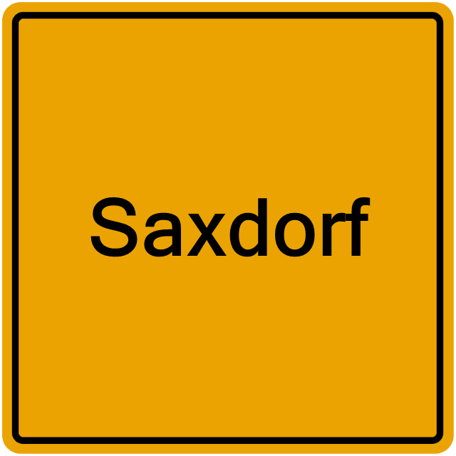 Einwohnermeldeamt24 Saxdorf