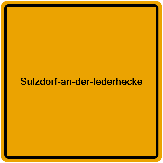 Einwohnermeldeamt24 Sulzdorf-an-der-lederhecke
